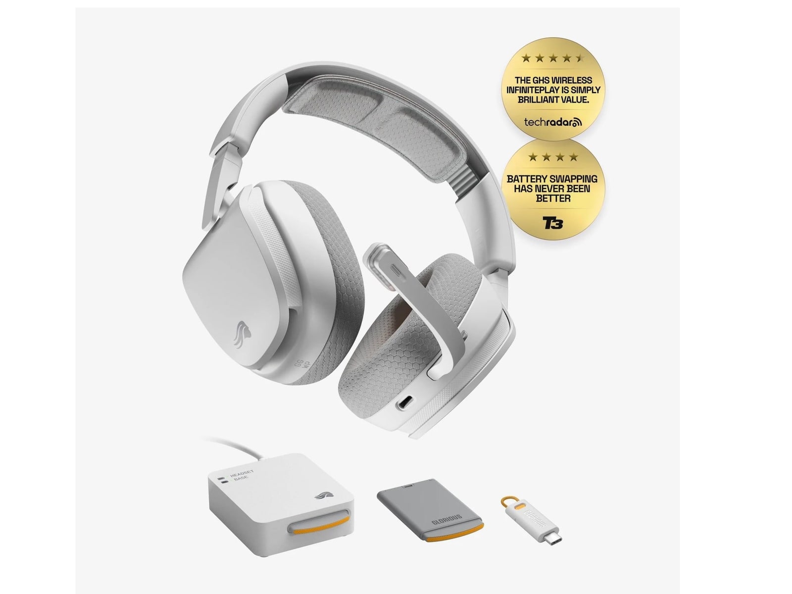 Glorious - GHS Wireless InfinitePlay - White