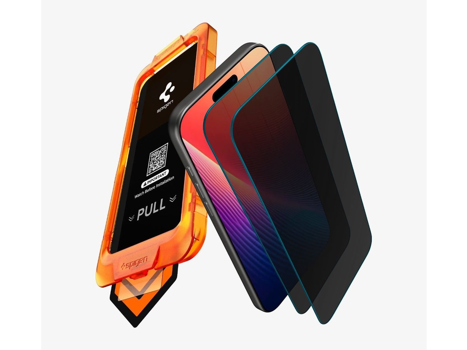 Spigen - GLAS.tR AlignMaster S Privacy - iPhone 17 - Privacy