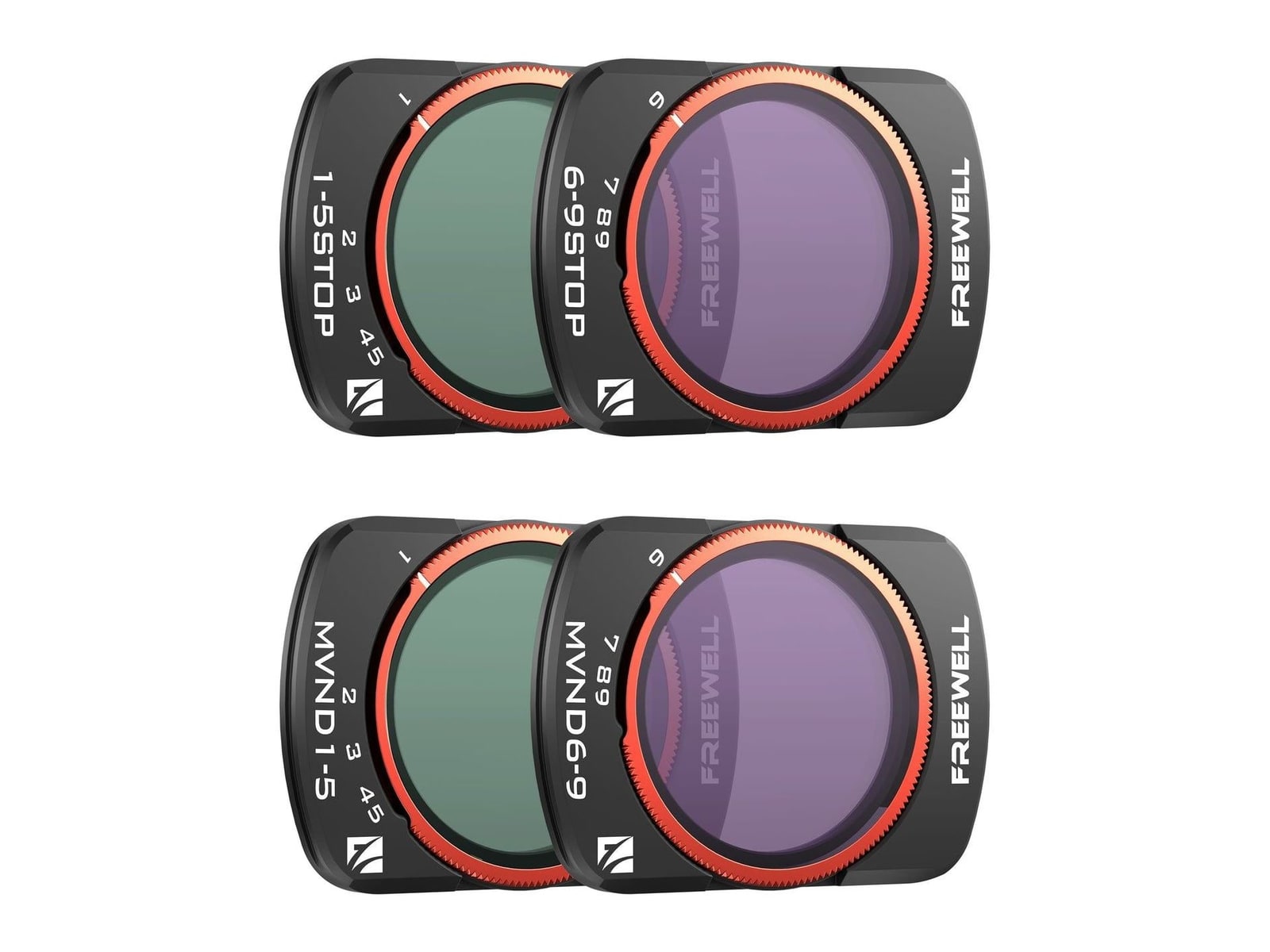 Freewell - DJI Osmo Pocket 4/3/Xtra Muse Filters Variable ND 4Pack Camera Accessories
