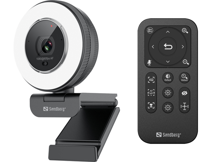 Sandberg - Streamer USB Webcam Pro Elite Webcams
