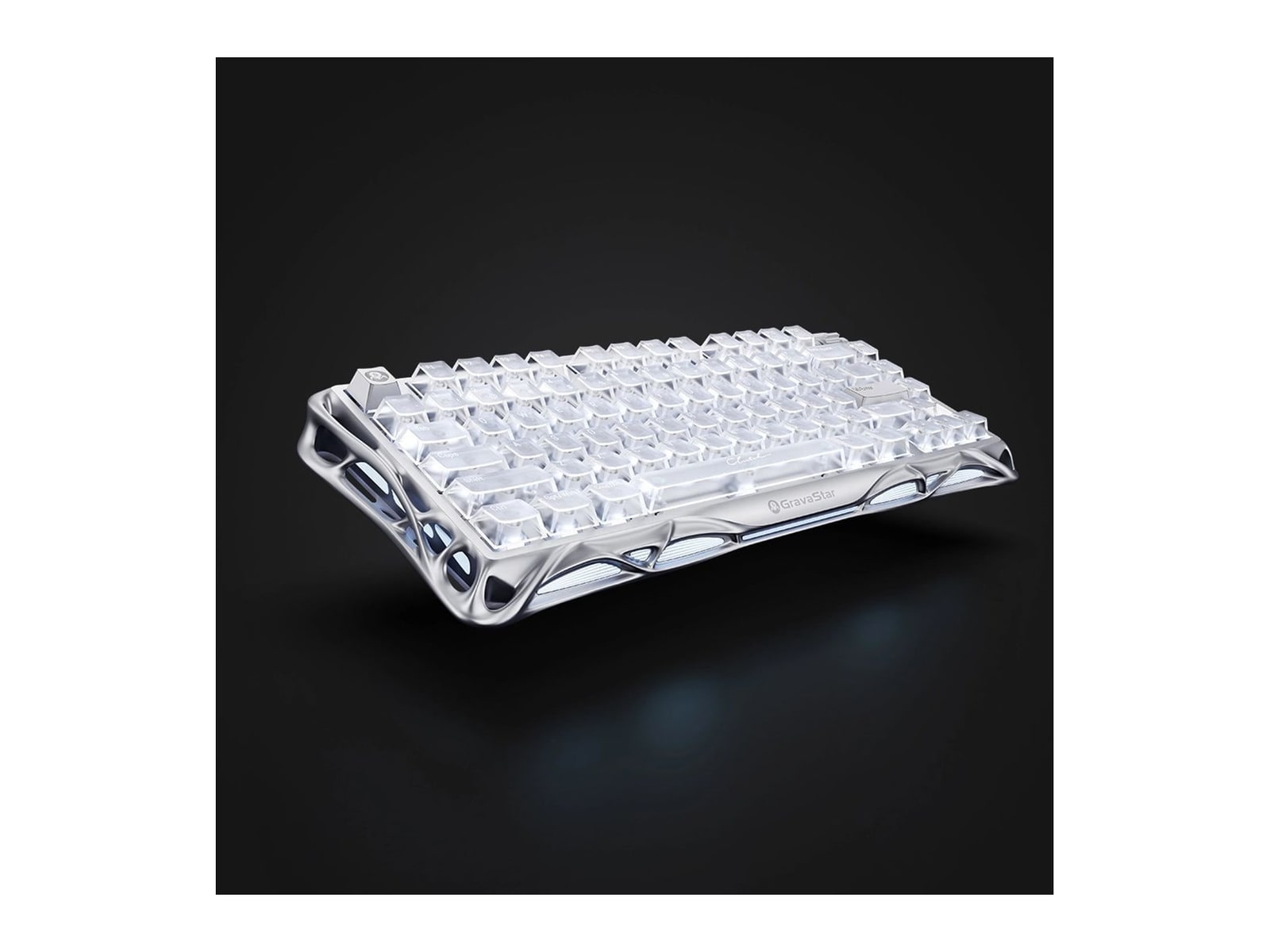 GravaStar - Mercury V75 Mechanical Keyboards - Silver Frost