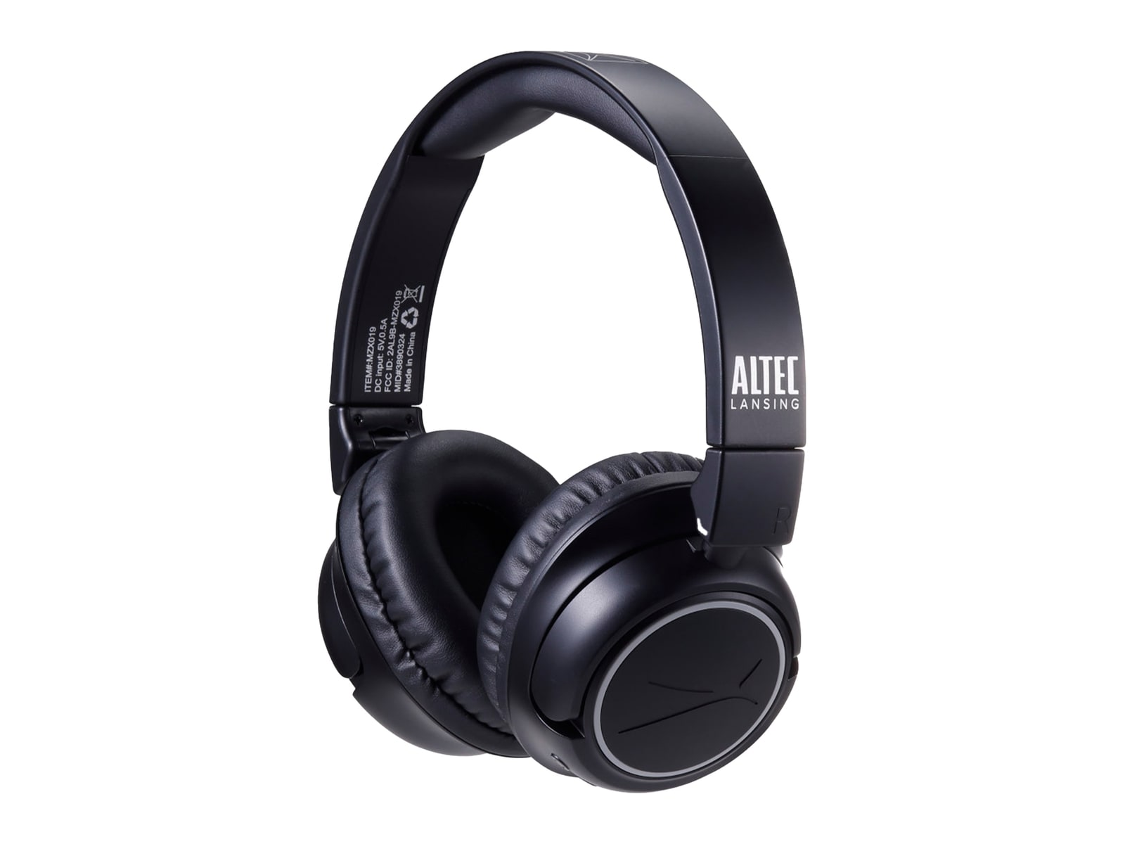 Altec Lansing - Play Bluetooth On-Ear Headphones - Black