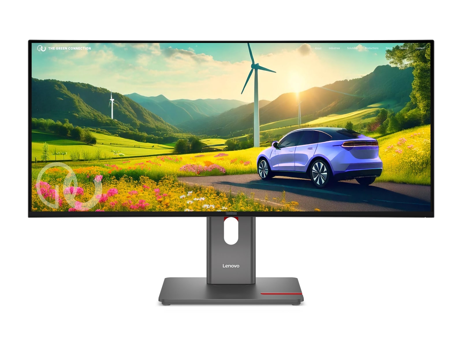 Lenovo - 34" ThinkVision P34WD-40 UWQHD 120Hz Ultrawide Monitors
