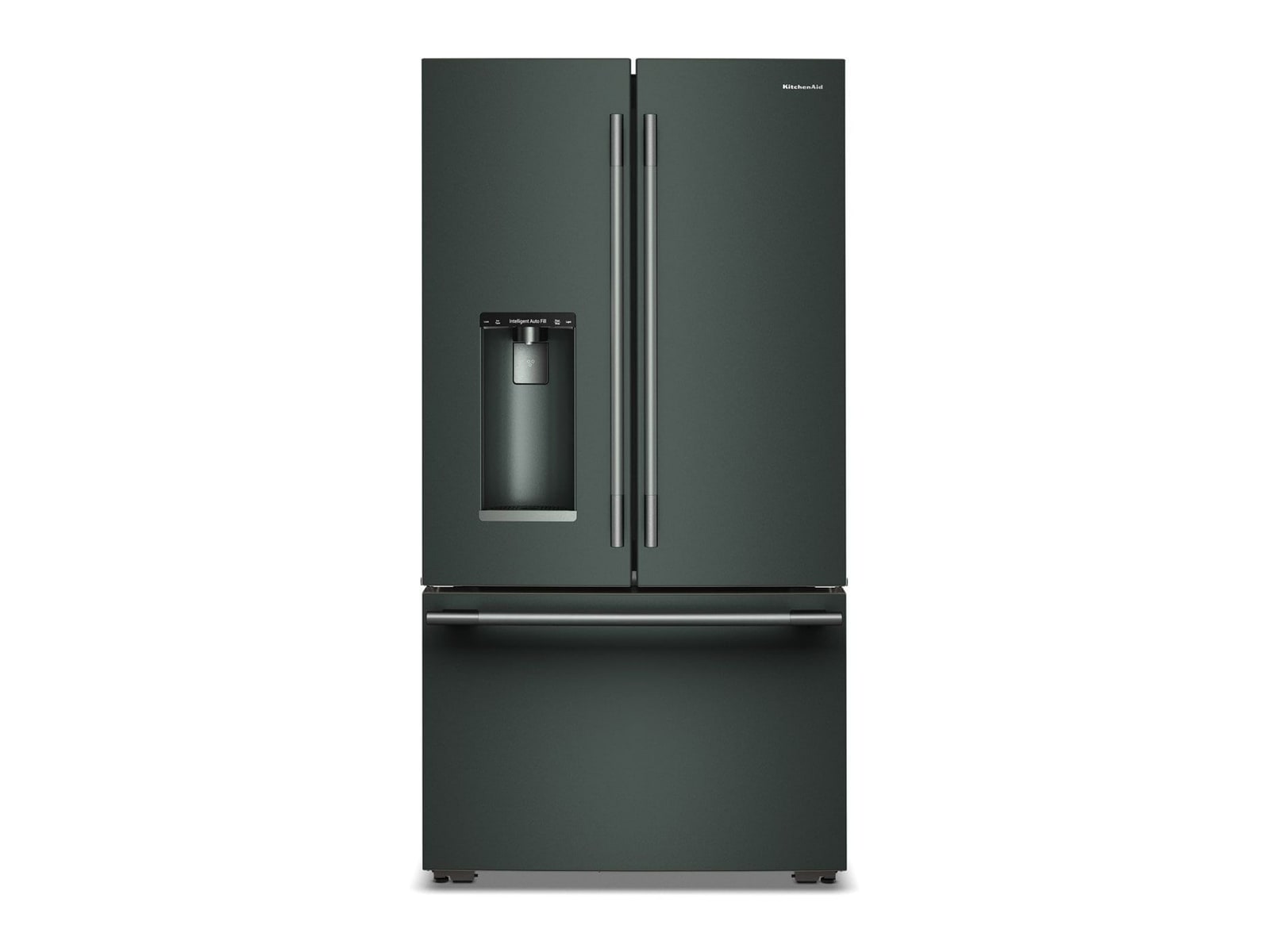 KitchenAid - 23.1 Cu. Ft. Counter-Depth French Door Refrigerator with Intelligent Auto Fill 36-Inch Wide Juniper Refrigerators