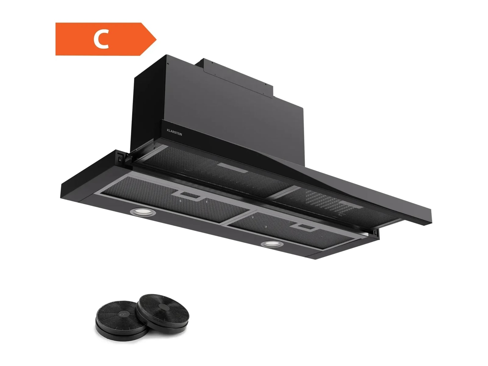 Klarstein - Mariana 90 Neo Black Range Hoods (EU)