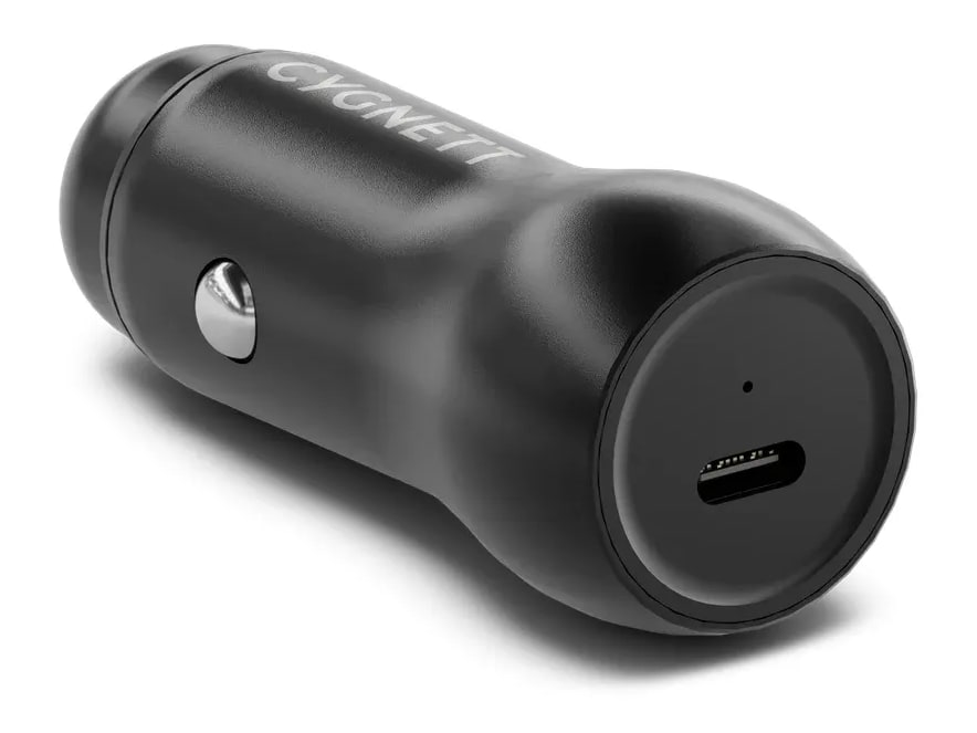 Cygnett - CarPower 30W USB-C Car Charger - Black Wall Chargers