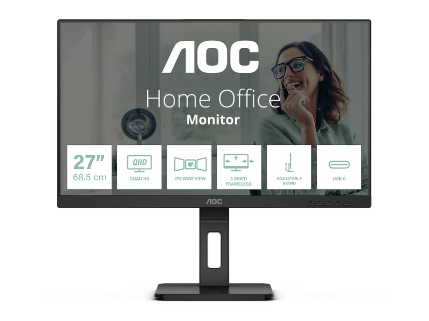 AOC - 27" Q27P3CV WQHD 100Hz Professional Monitors (EU)