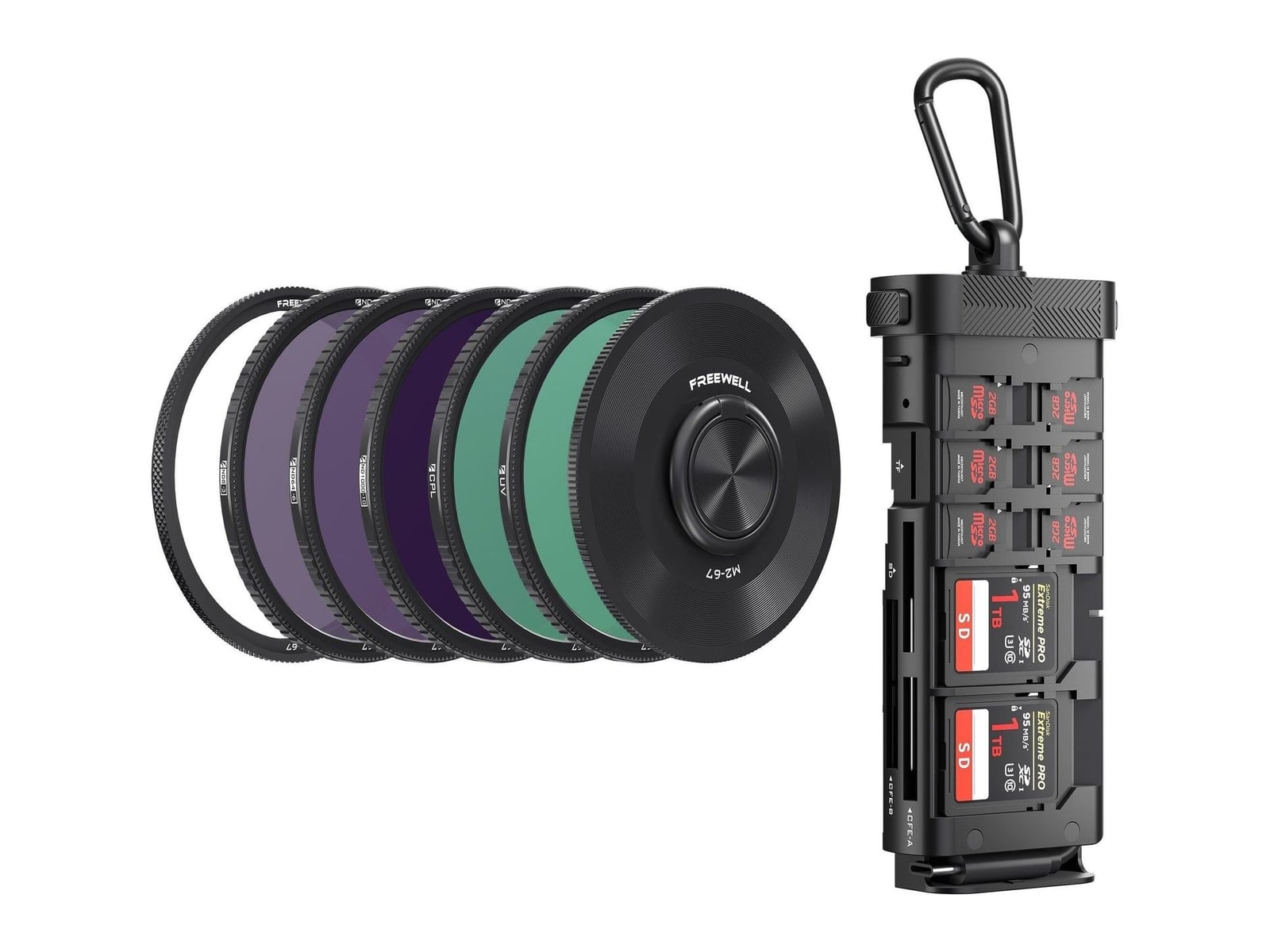 Freewell - M2 Magnetic Quick Swap 5Pack Pro Kit 67mm Camera Accessories