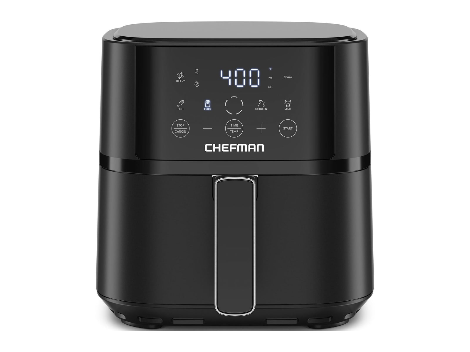 Chefman - TurboFry Touch 4-Quart Digital Air Fryer Black Air Fryers