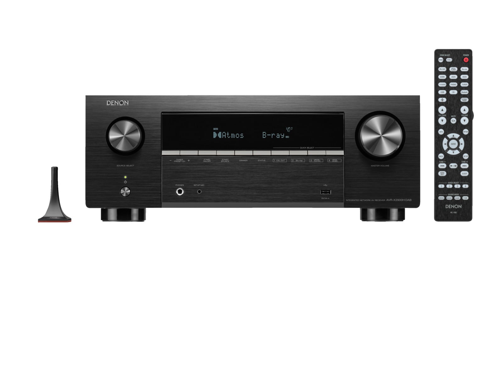 Denon - AVR-X2900H Receivers & Amplifiers - Black