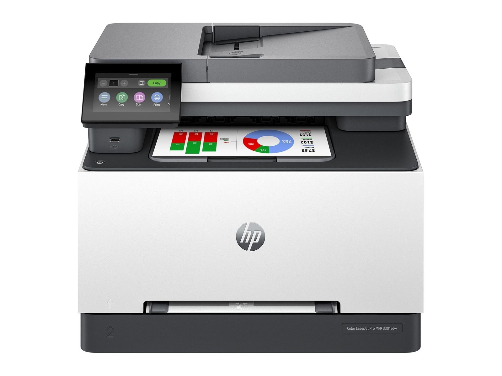 HP - Color LaserJet Pro MFP 3301sdw Printers & Scanners