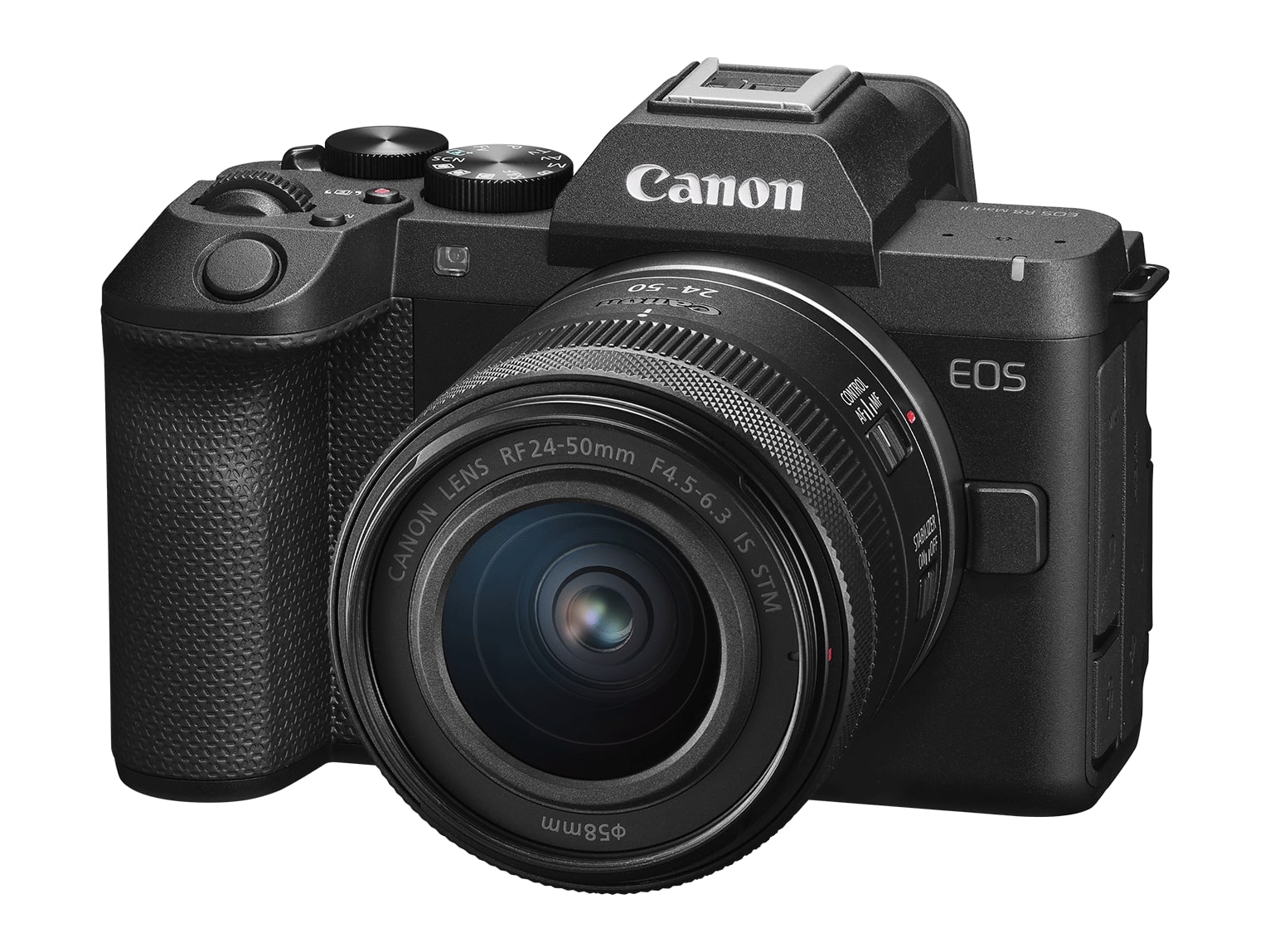 Canon - EOS R8 Mark II 24.2 MP Mirrorless Cameras RF24-50mm Lens Kit - Black