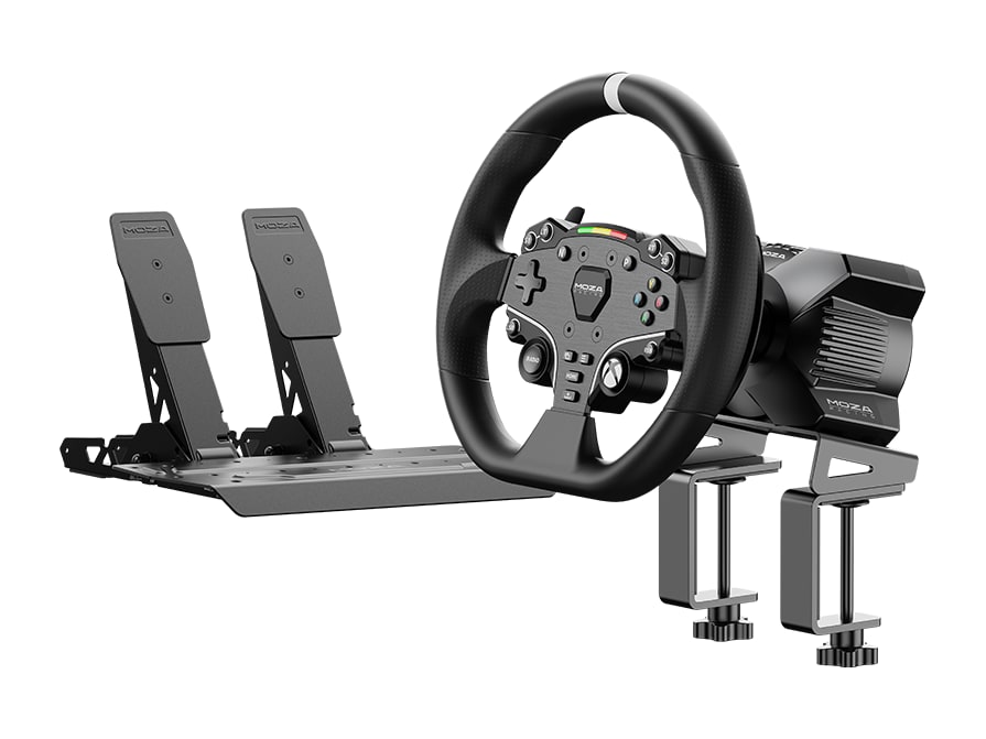 MOZA - R3 Racing Wheel and Pedals for Xbox & PC