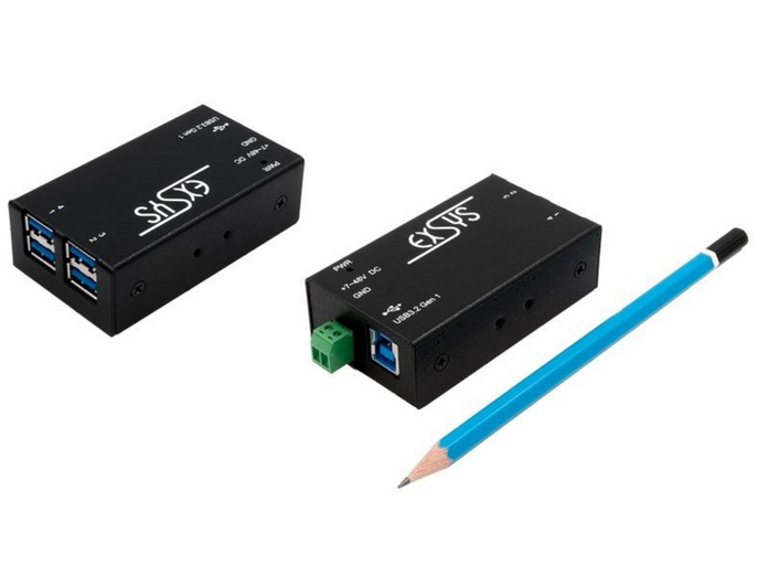 Exsys - EX-1181HMS USB Hubs - Black