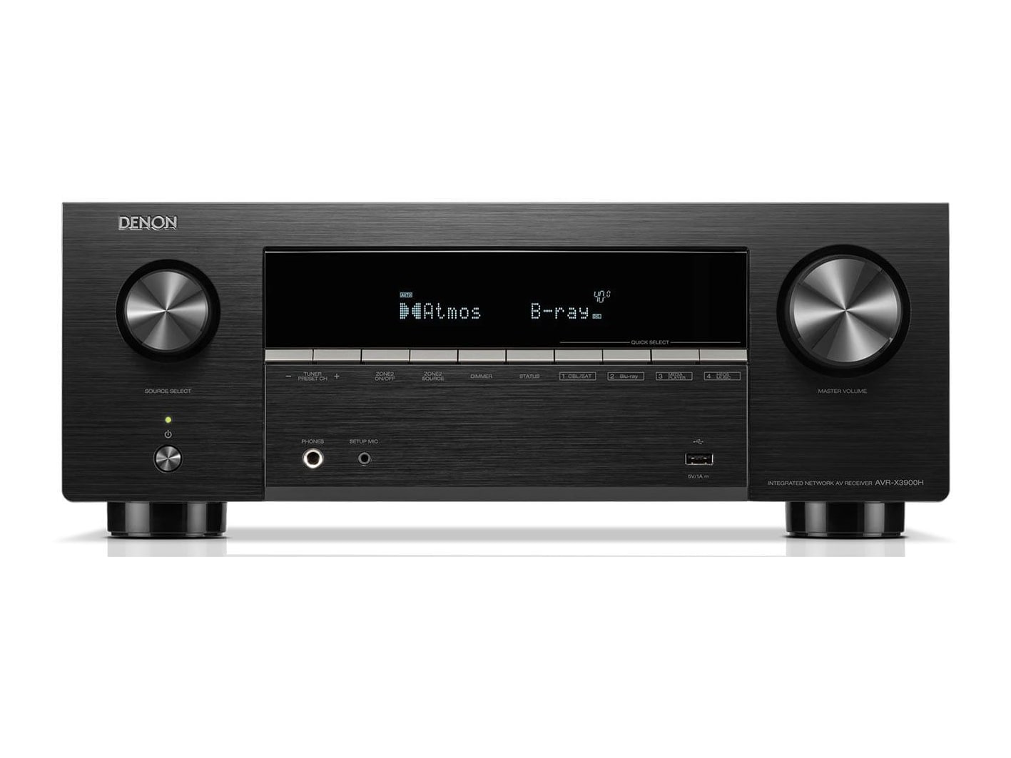 Denon - AVR-X3900H Receivers & Amplifiers - Black