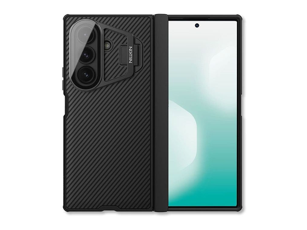 Nillkin - CamShield CamProp Case with Transparent Camera Cover - Galaxy Z Fold 7 - Black