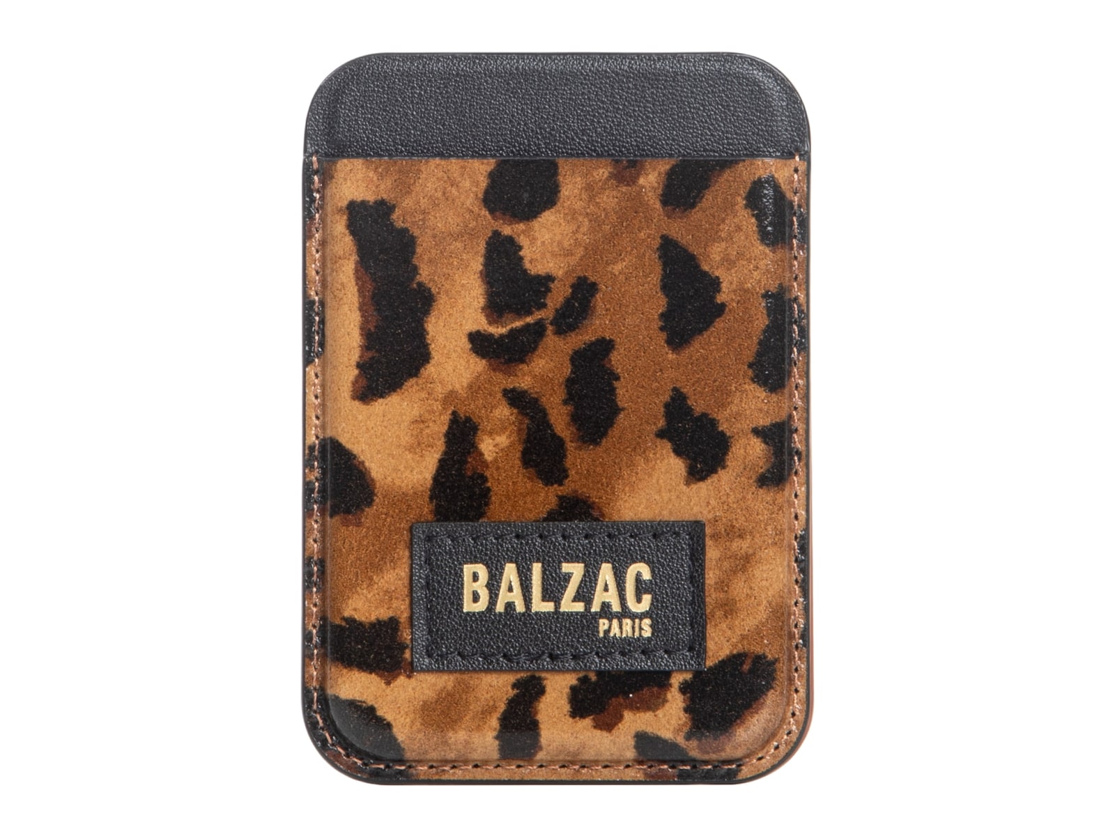 Native Union - Cheetah Cappuccino Magnetic Card Holder - Cappuccino