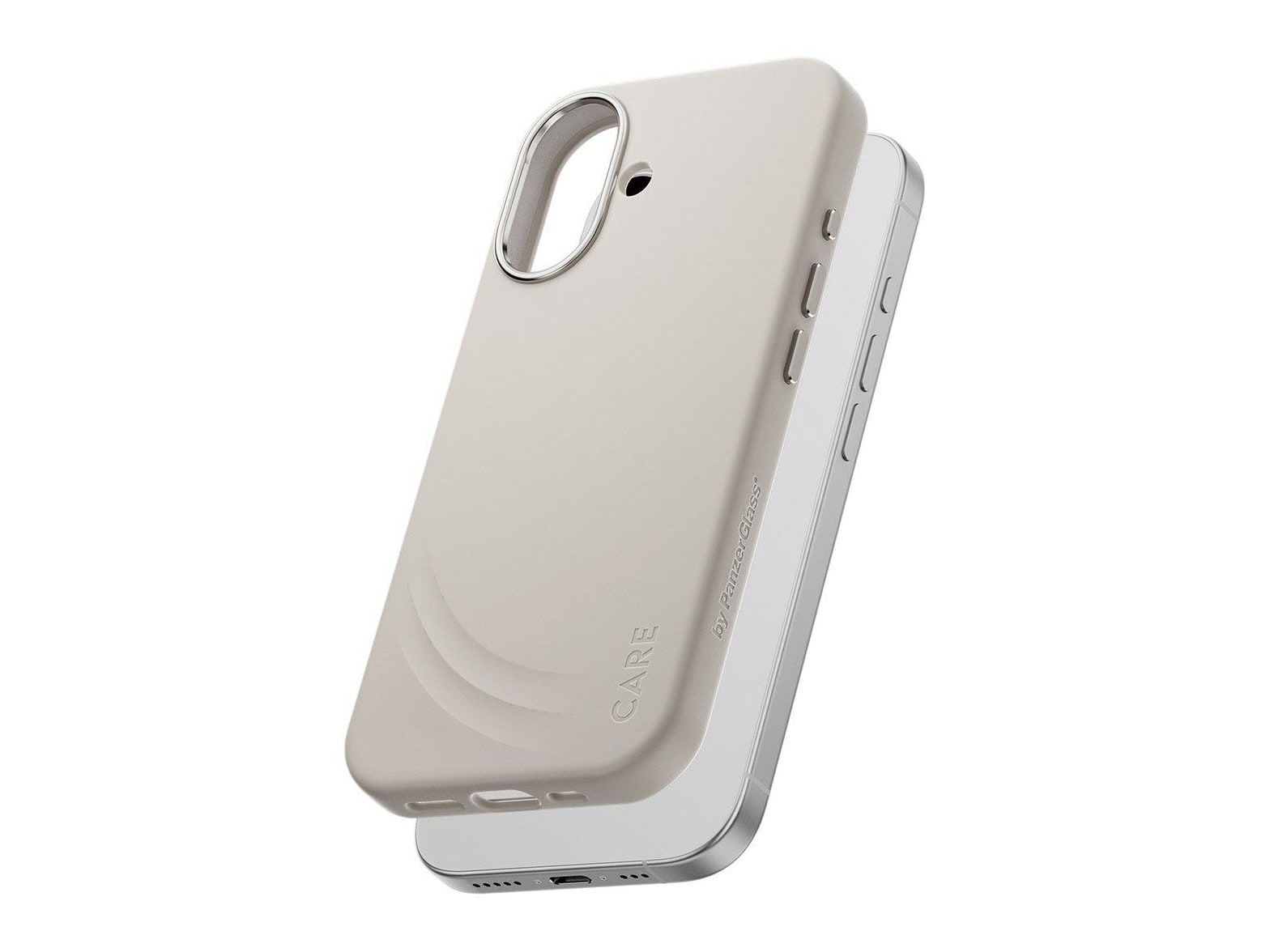 PanzerGlass - CARE Flow Case Vanilla w. Haptic Button & MagSafe iPhone 17
