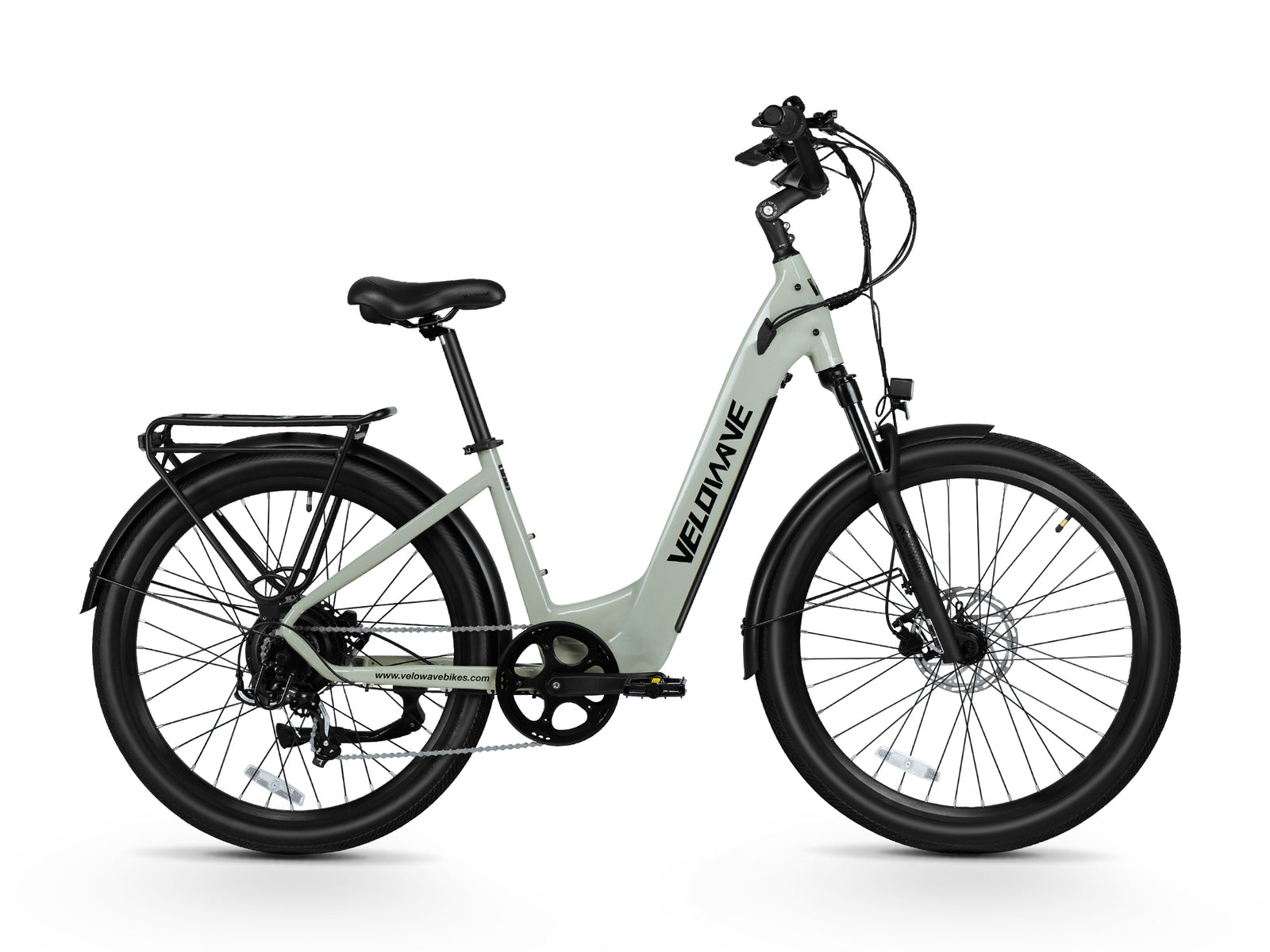 Velowave - Breeze T Light Green Electric Bikes