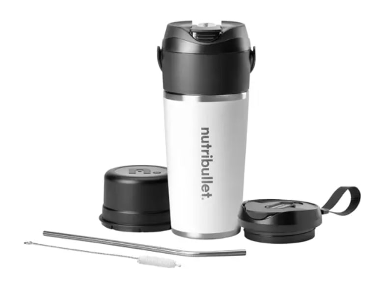 NutriBullet - Flip Insulated Portable Blender Matte White Blenders & Mixers