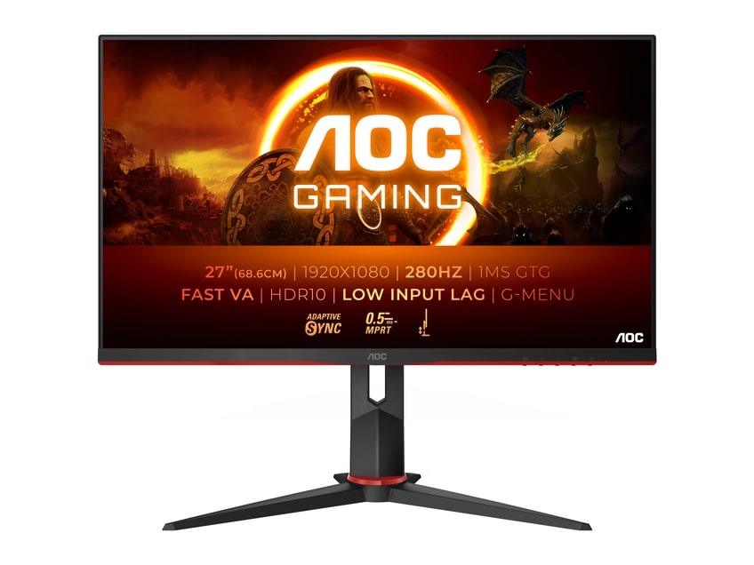AOC - 27" 27G2ZN3 Full HD 280Hz Gaming Monitors (EU)