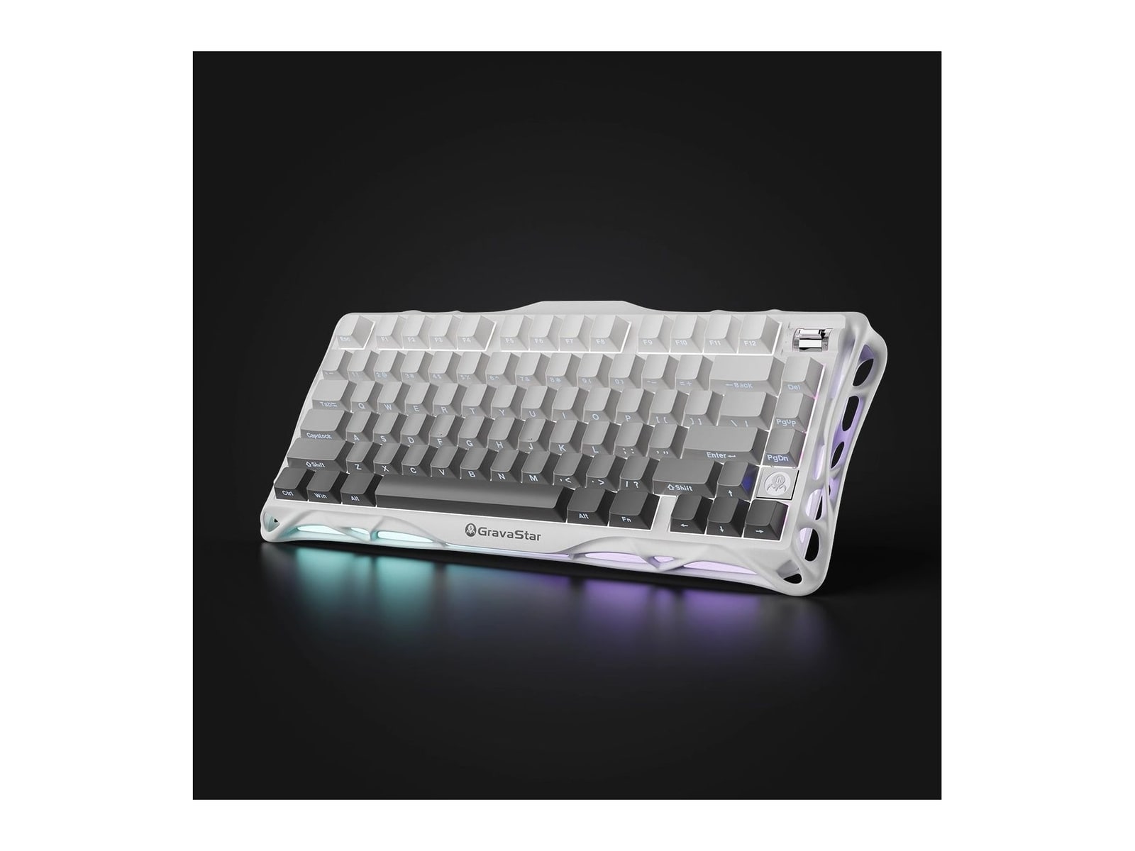 GravaStar - Mercury K1 Mechanical Keyboards - Gradient White