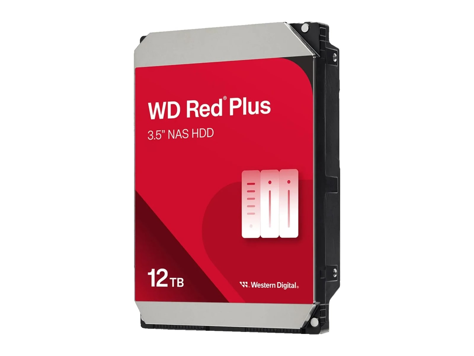 Western Digital - WD Red Plus WD120EFGX 12TB Storage Drives - SATA