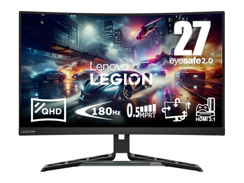 Lenovo - 27" Legion R27qc-30 QHD 180Hz Gaming Monitors