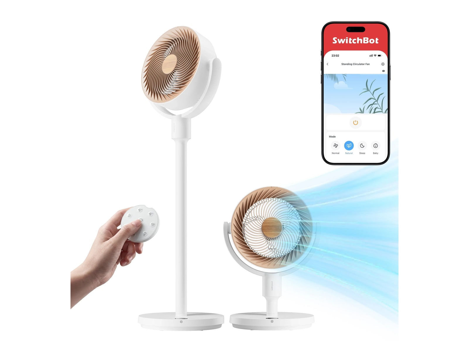 SwitchBot - Standing Circulator Fan Smart Appliances