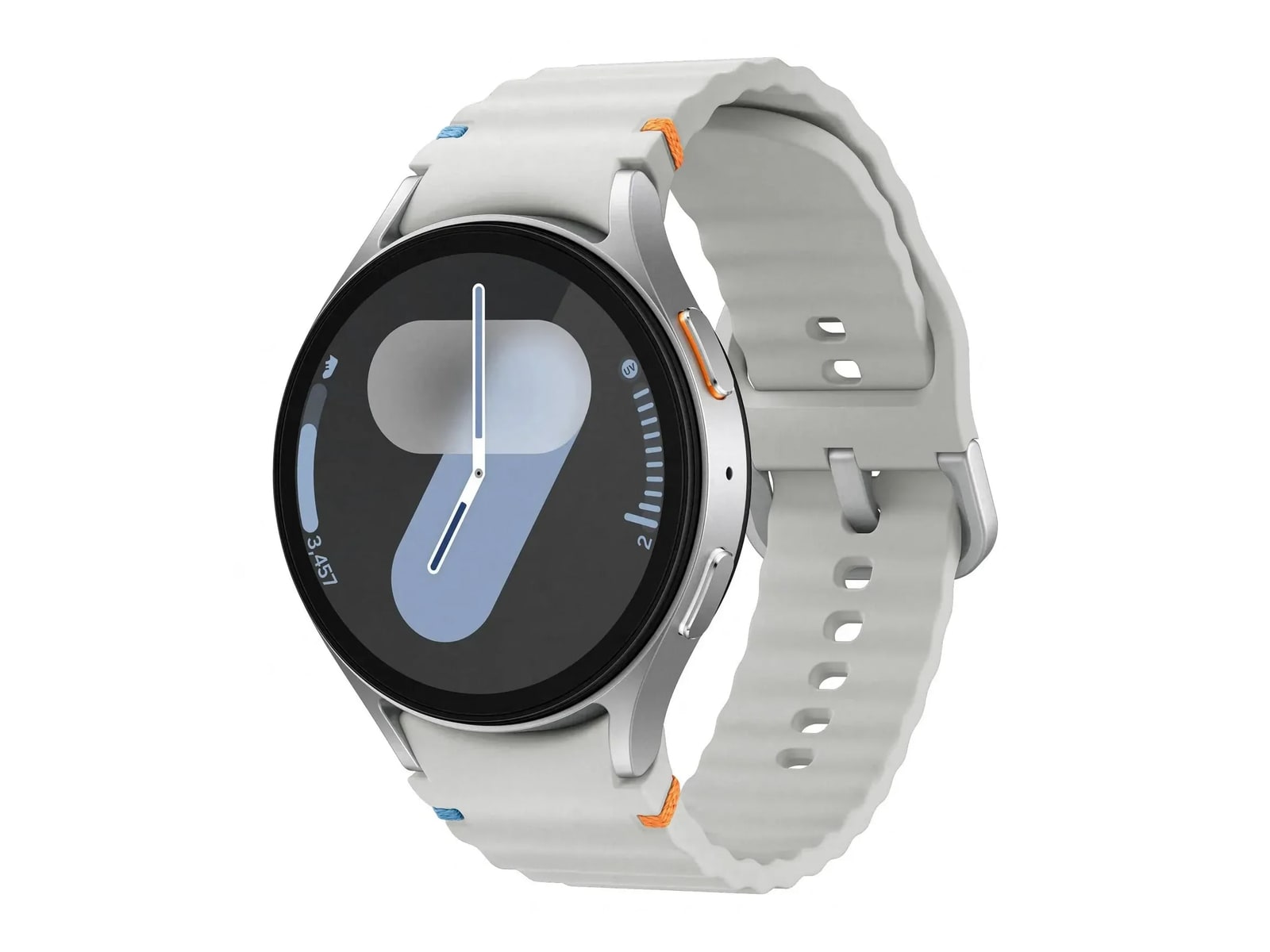 Samsung - Galaxy Watch7 44mm Bluetooth Smart Watches - Silver (DE)