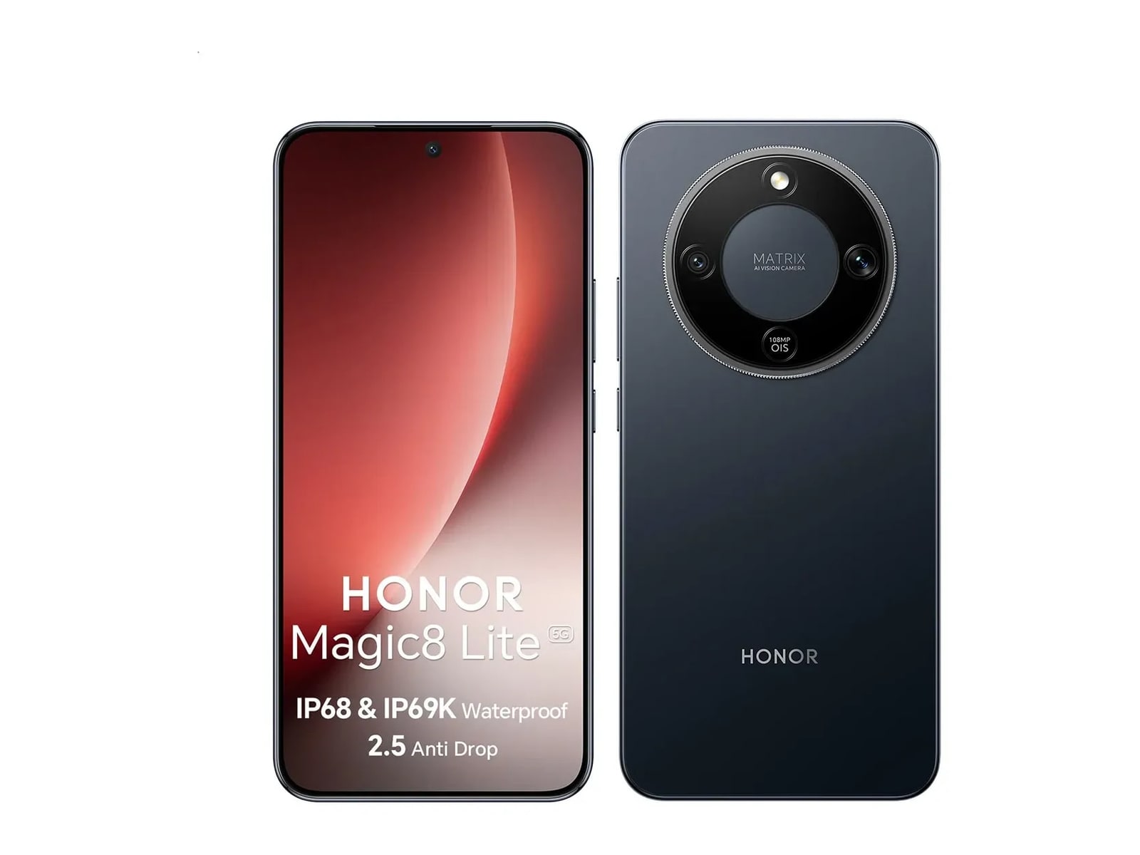 Honor - Magic 8 Lite 5G 512GB - Midnight Black