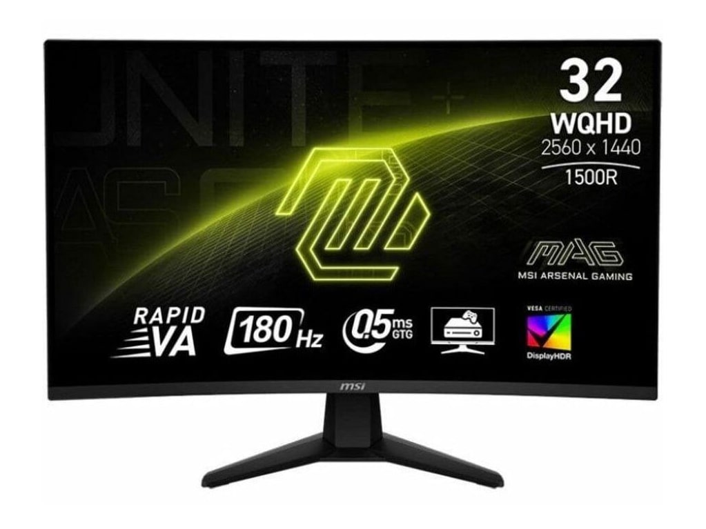 MSI - 31.5" MAG 32CQ6F WQHD 180Hz Curved Monitors