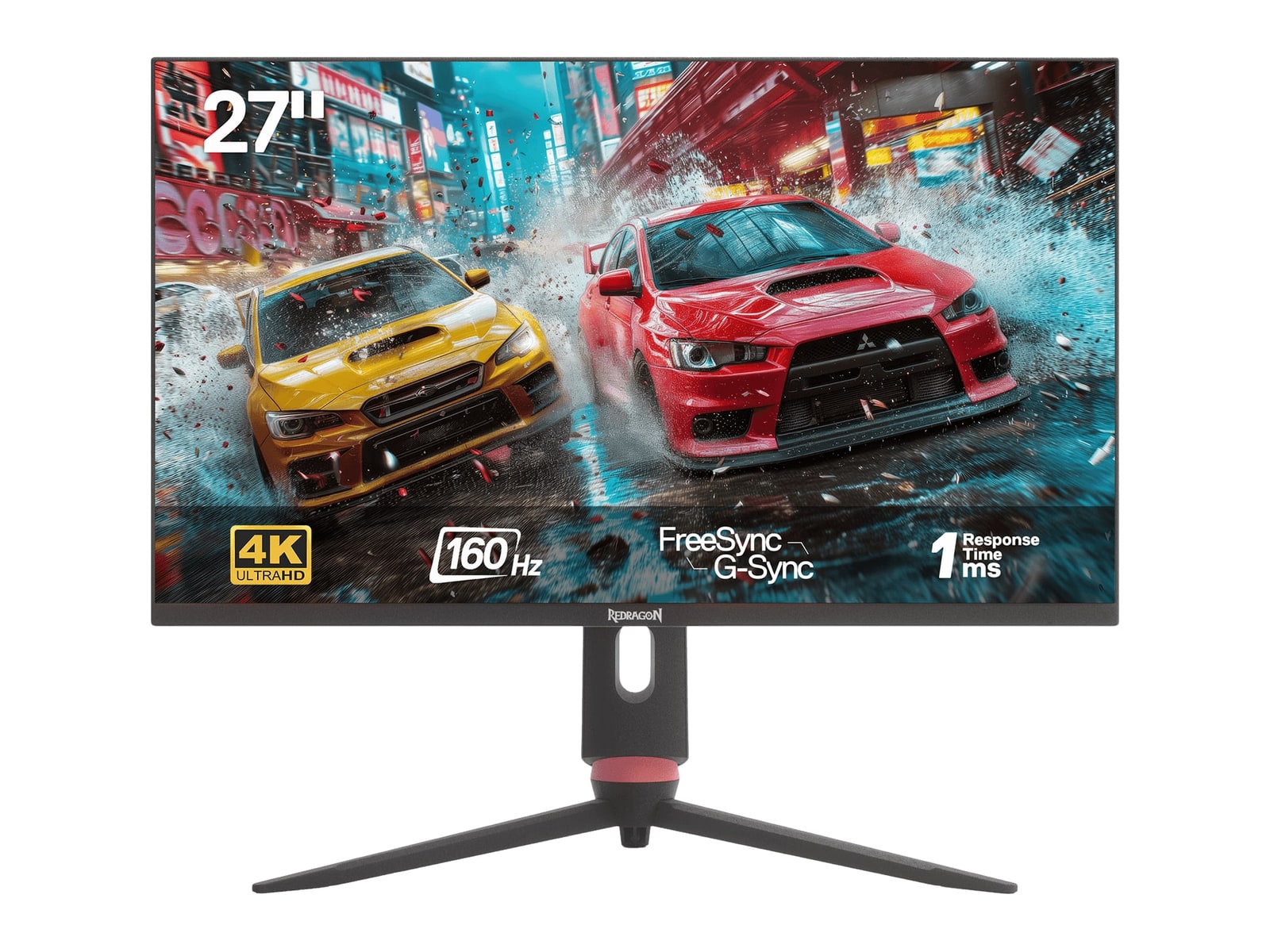 Redragon - GIAGATE GMU27 27-inch 4K Mini-LED Flat Gaming Monitor