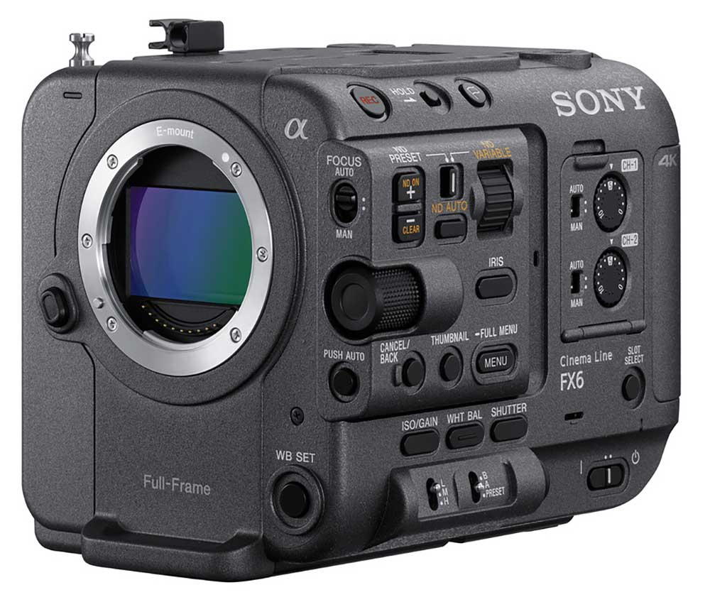 Sony - ILME-FX6V 10.2 MP Mirrorless Cameras Body Only - Black