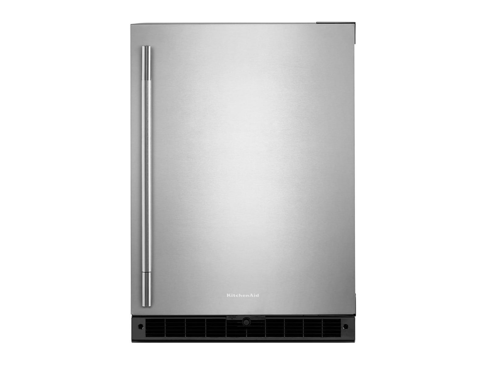 KitchenAid - 5 Cu. Ft. Compact Undercounter Refrigerator Right Hinge 24-Inch Wide Stainless Steel Refrigerators