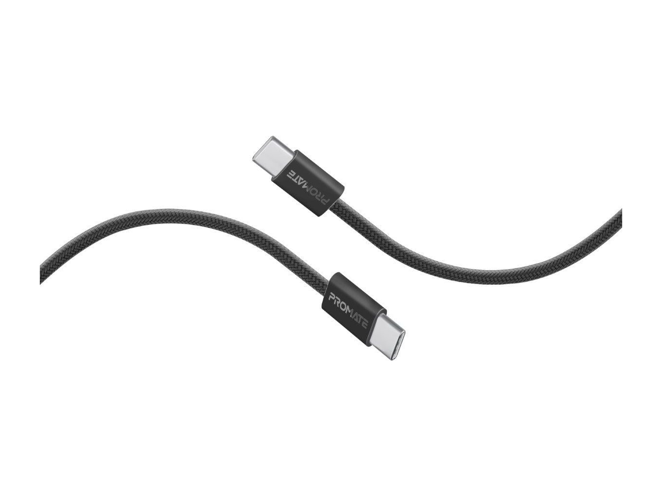 Promate - EcoLine-CC200 Black USB-C Cables