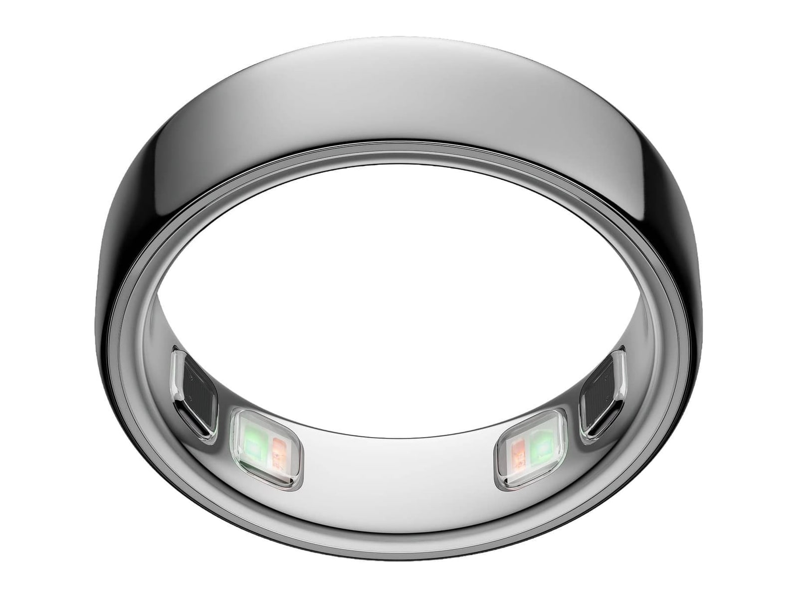 Oura - Ring 5 Smart Ring 8 Smart Rings - Silver