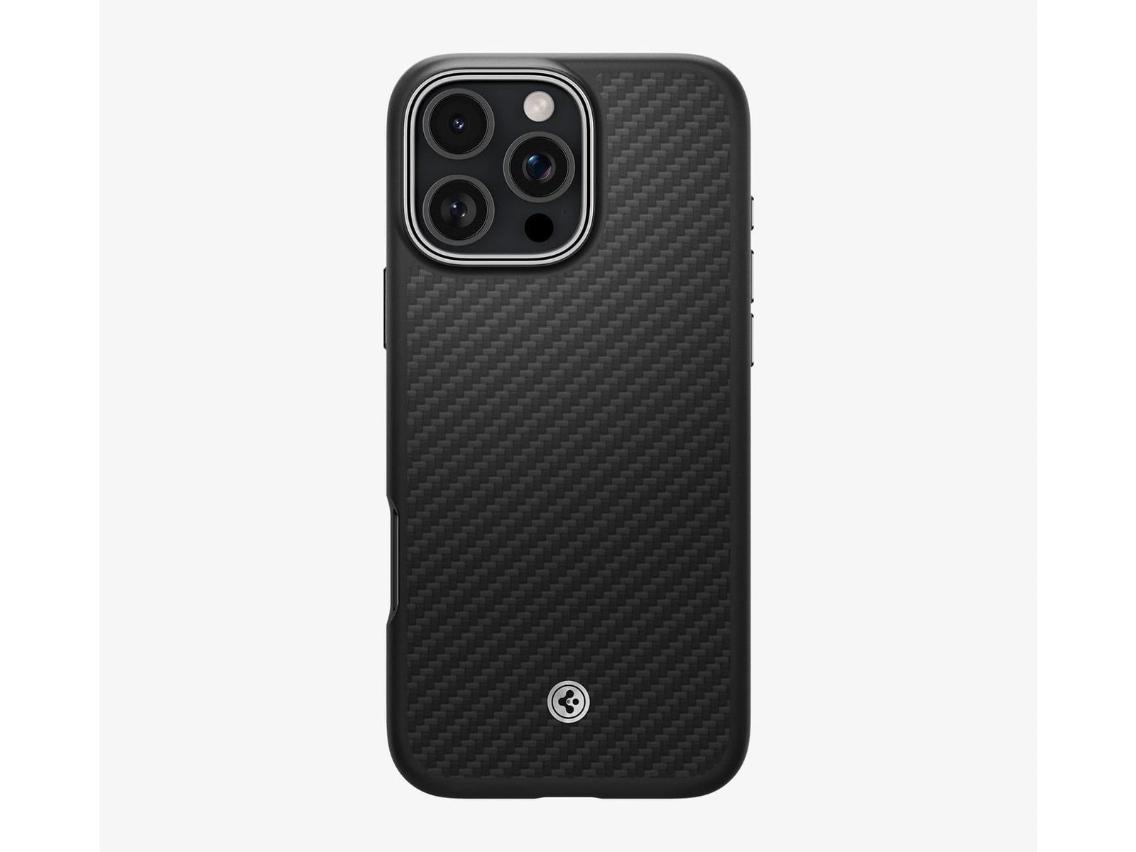 Spigen - Enzo Aramid (Mag Fit) - iPhone 16 Pro - Black Silver