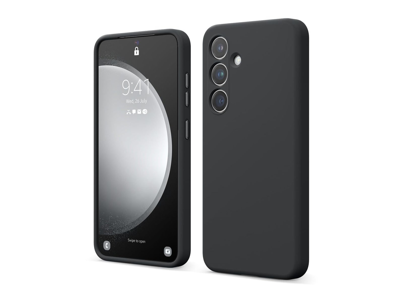 elago - Silicone Case - Galaxy S24 - Black