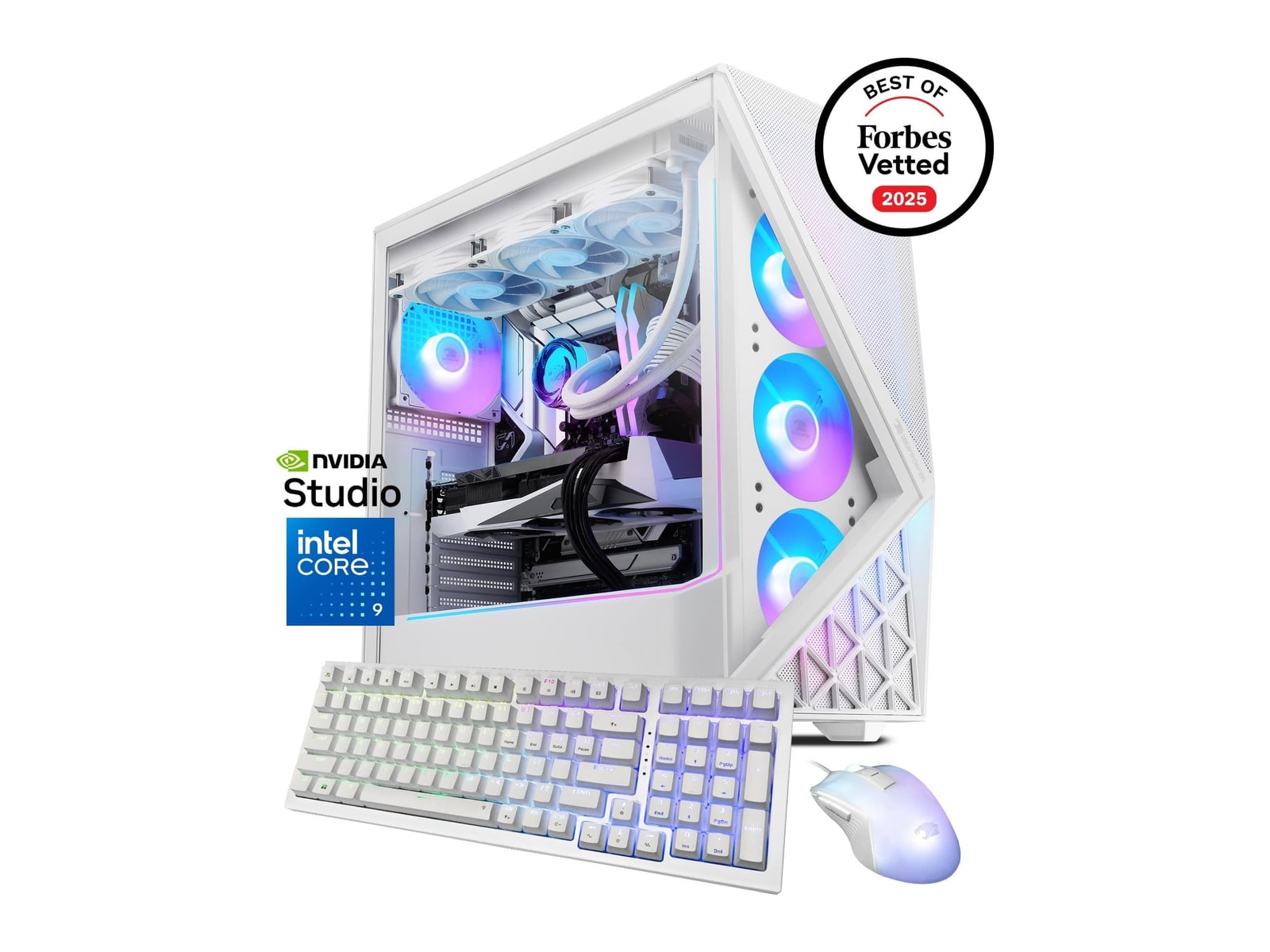 iBUYPOWER - Slate SWI9N5701 - Intel Core Ultra 9 285K chip - 32GB Memory - 2TB SSD - White