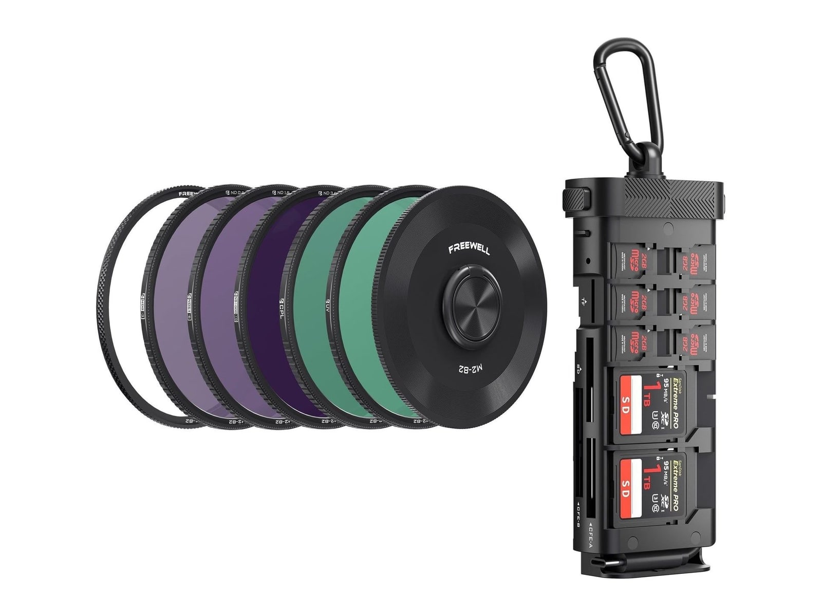 Freewell - M2 Magnetic Quick Swap 5Pack Pro Kit 82mm Camera Accessories