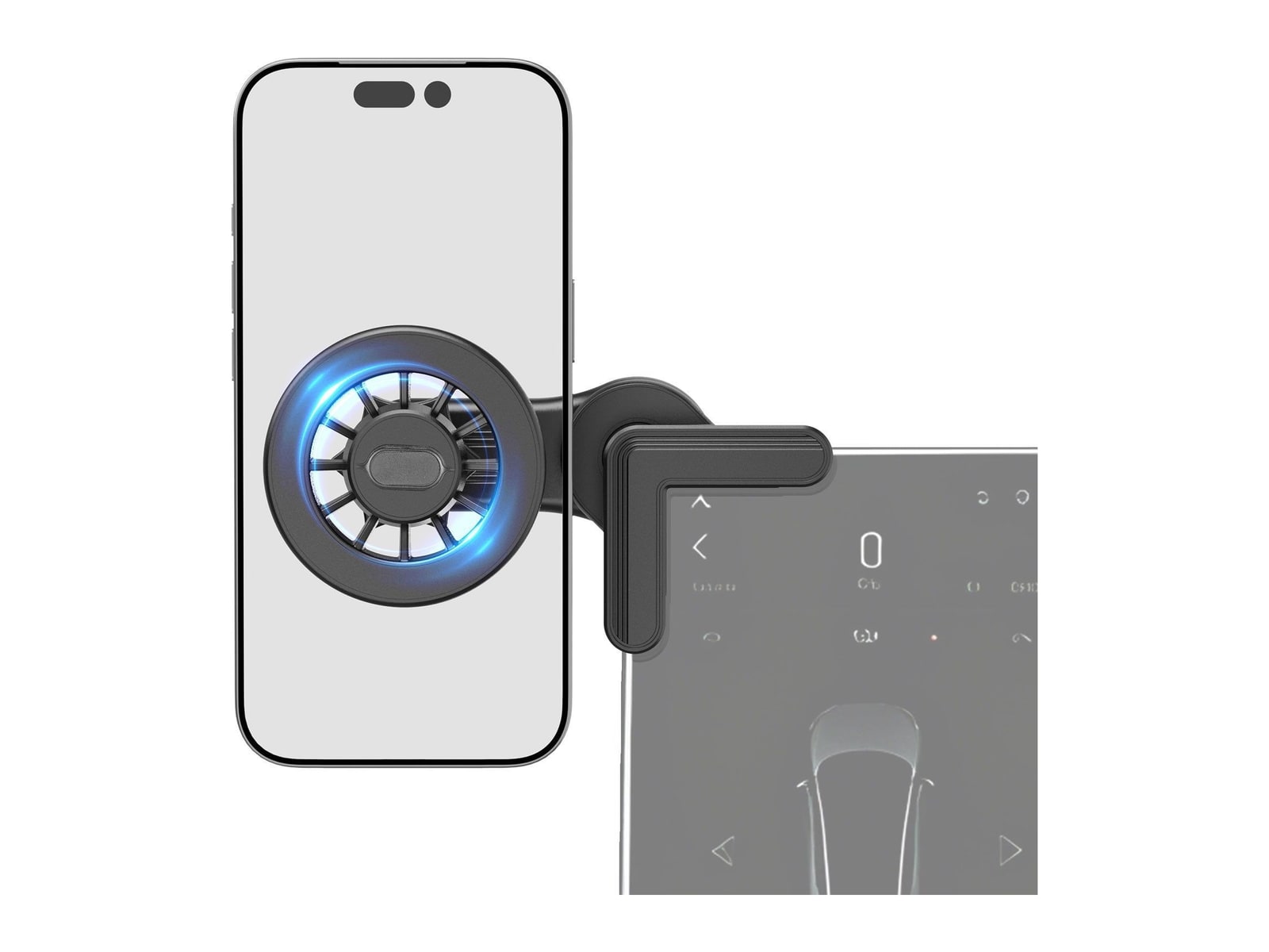 Neewer - YW-145A Magnetic Phone Holder For Tesla Model 3/Y