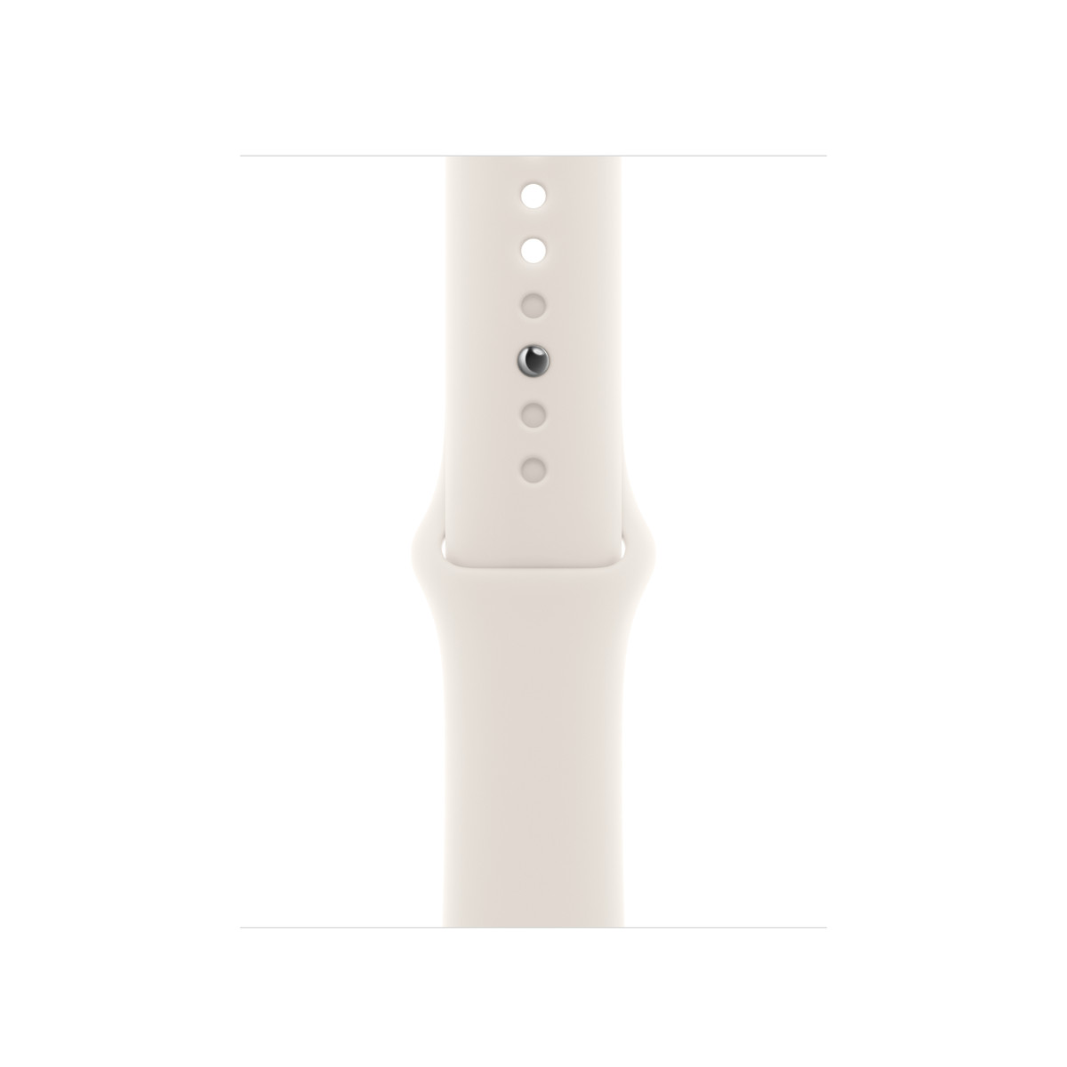 Apple - Apple Watch Sport Band - 40mm - Sport Band - M/L - Starlight