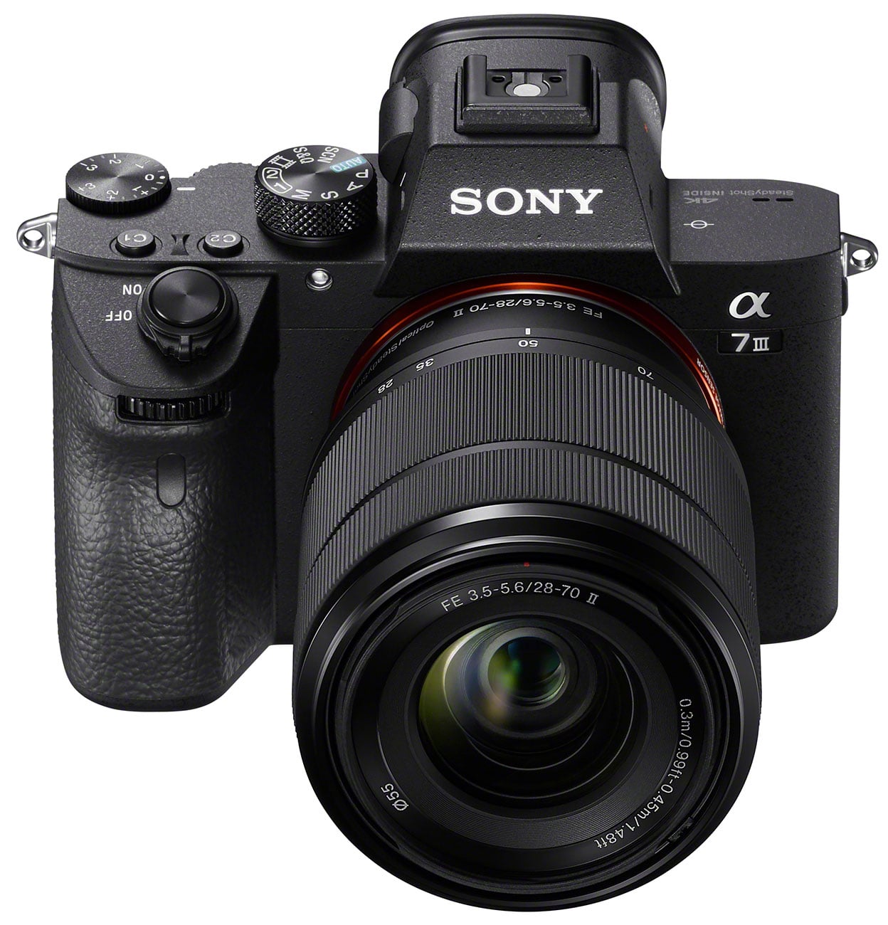 Sony - ILCE7M3M 24.2 MP Mirrorless Cameras Lens Kit - Black