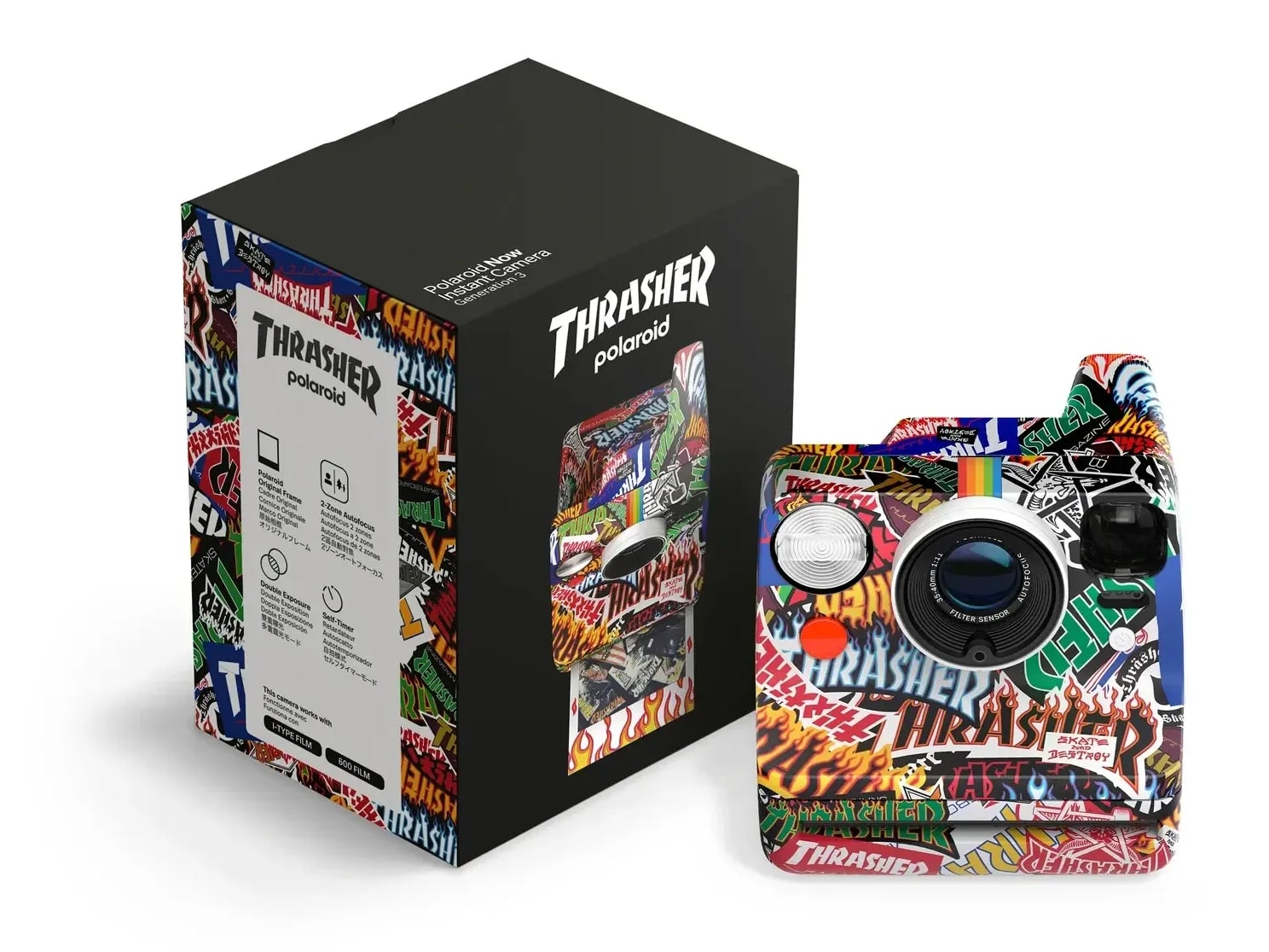 Polaroid - Now Generation 3 Thrasher Edition Instant Cameras