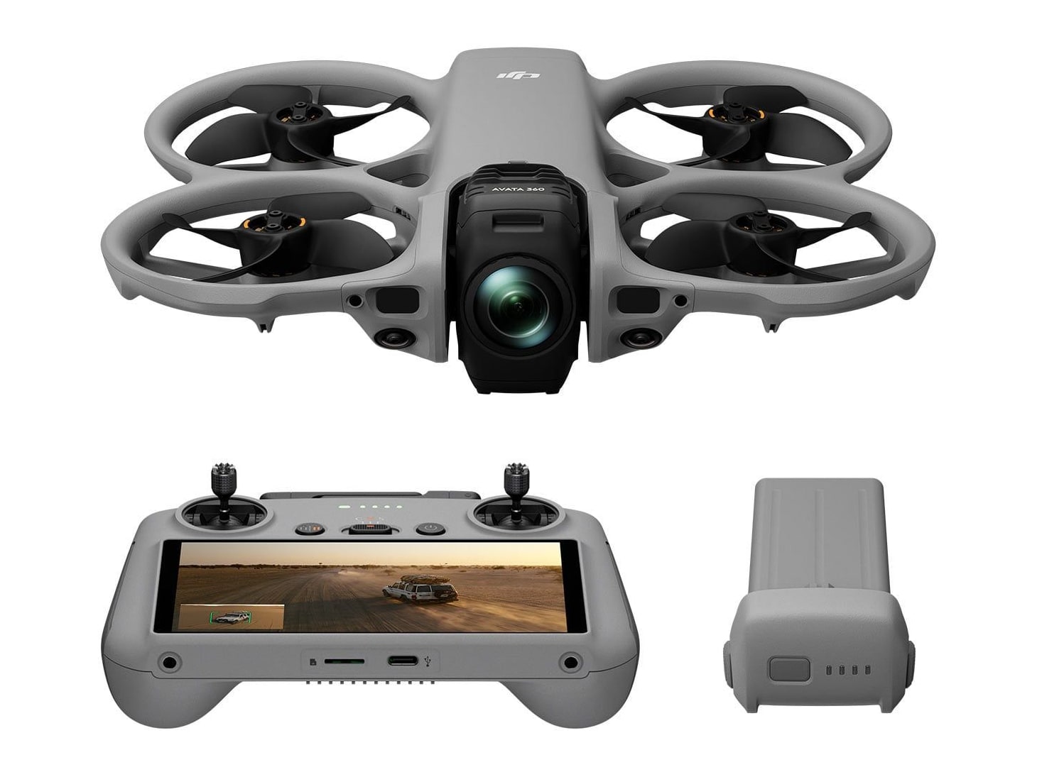 DJI - Avata 360 8K Drone with RC 2 Remote Consumer Drones