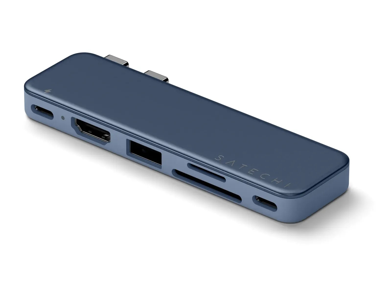Satechi - USB-C Snap Hub USB-C USB Hubs - Indigo