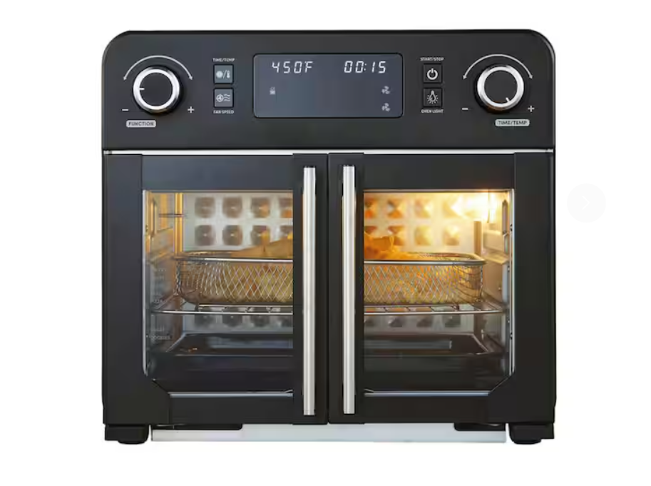 Elite Gourmet - 23 Liter French Door Air Fryer Oven Air Fryers