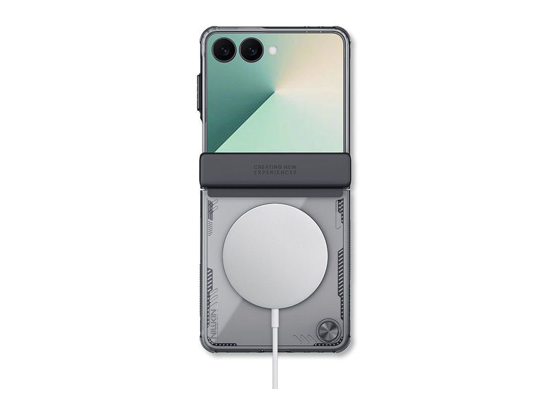 Nillkin - MagSafe Compatible Iceblade CamProp Case - Galaxy Z Flip 7 - Black
