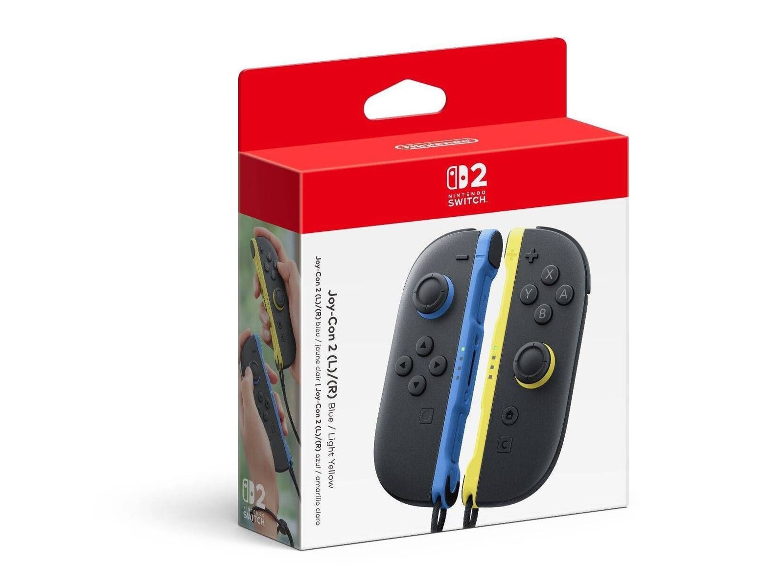 Nintendo - Switch 2 Joy-Con 2 (L)/(R) - Blue / Light Yellow